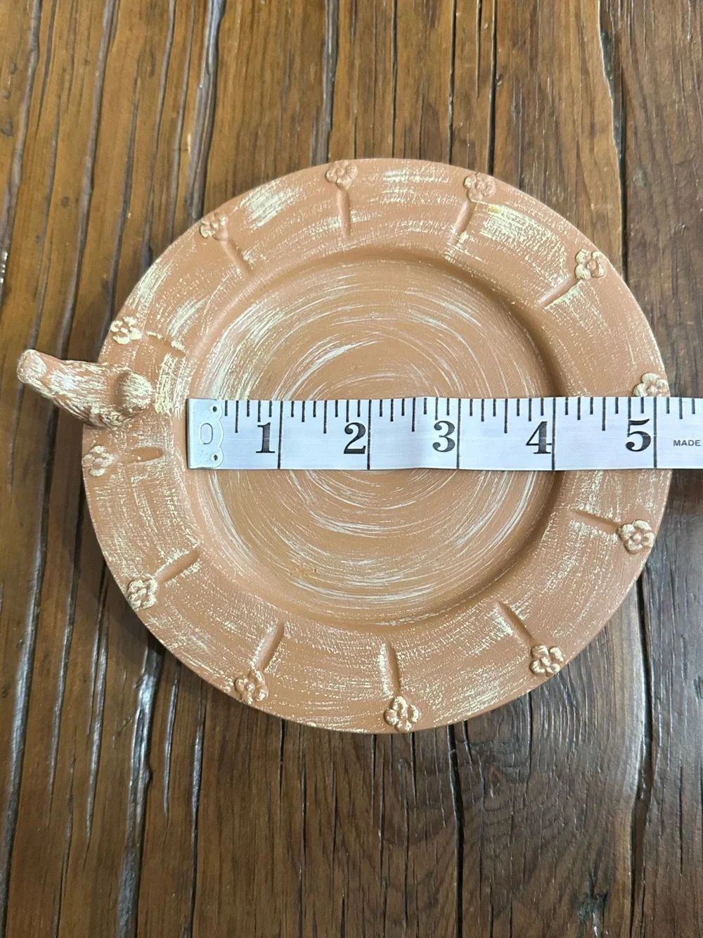 The White Barn Candle Co. Terra Cotta Candle Holder Bird Bath #2 - Picture 12 of 16
